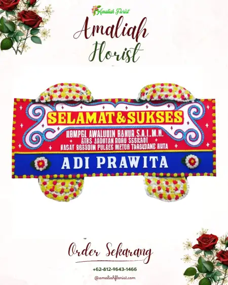 Papan Bunga Ucapan Selamat Passo